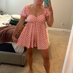 Checkered Romper